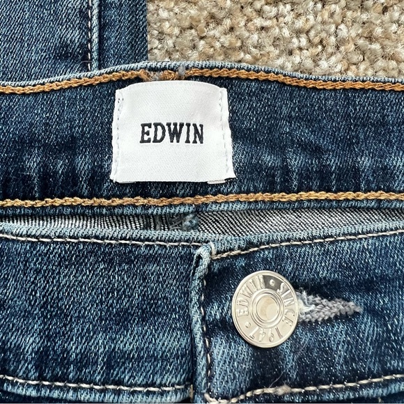 NWT Edwin Maddox Slim Jeans Men’s Straight Leg Medium Wash Size 30 - Picture 9 of 13
